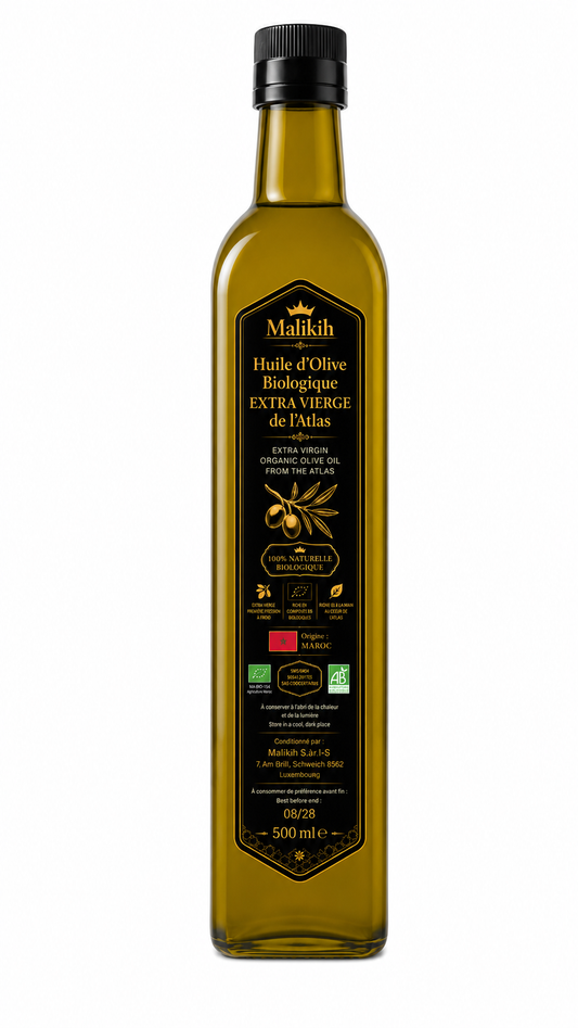 Huile d'Olive Biologique Extra Vierge de l'Atlas - 500ML