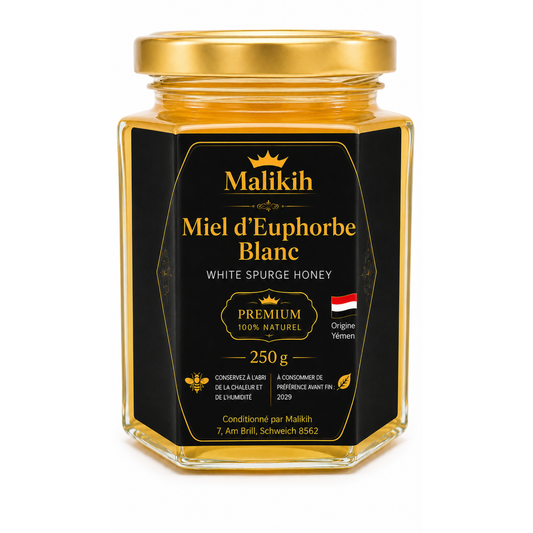Miel d'Euphorbe Blanc du Yémen - 250G