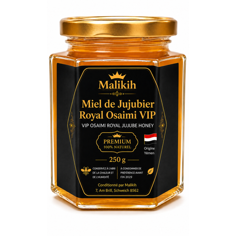Pot de miel de jujubier Royal Osaimi VIP du Yémen 250 g — vue principale