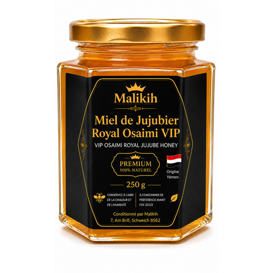 Royal VIP Jujube Honey - Yemeni Sidr Maliki (80%+ Pollen)