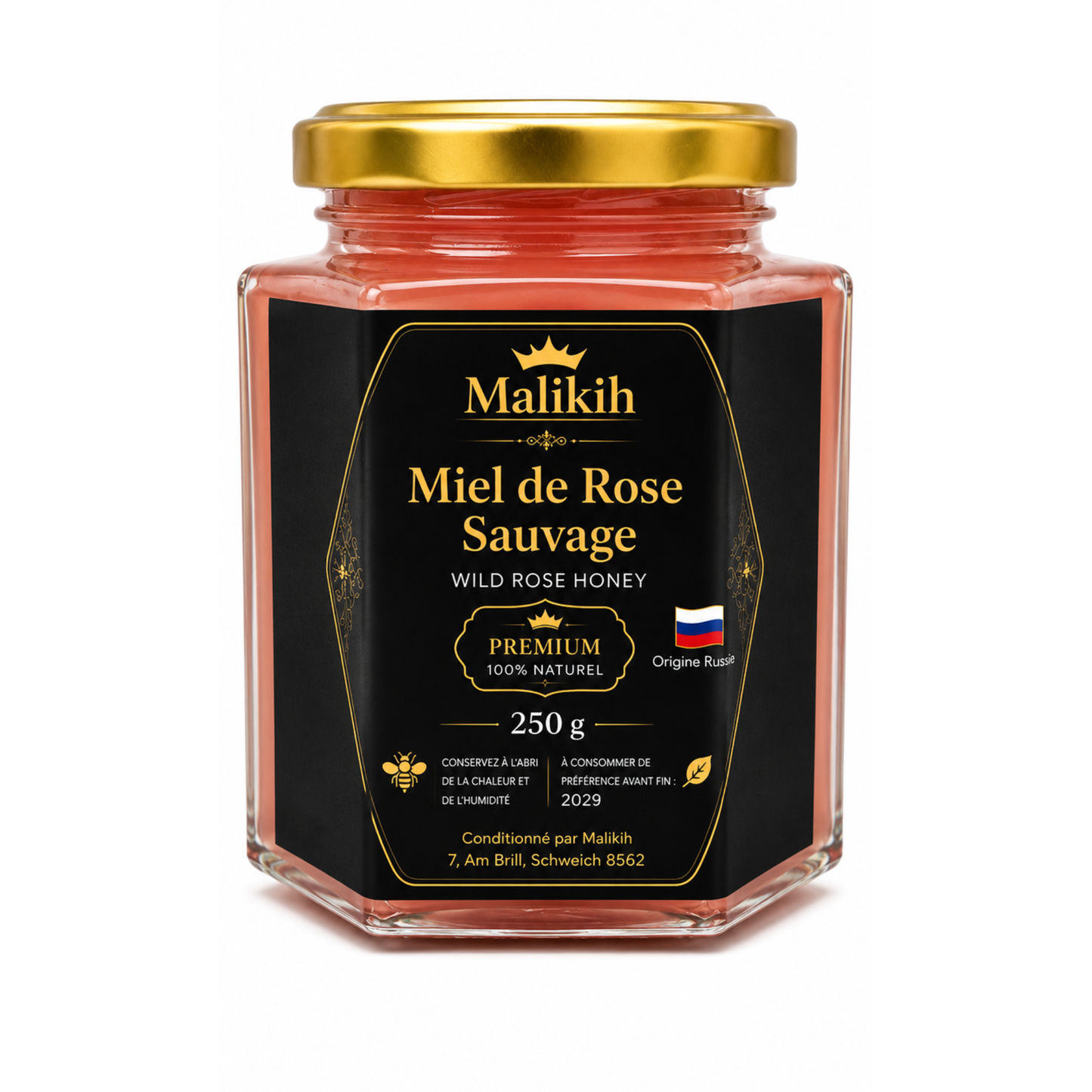 Miel de Rose Sauvage de Russie - 250G