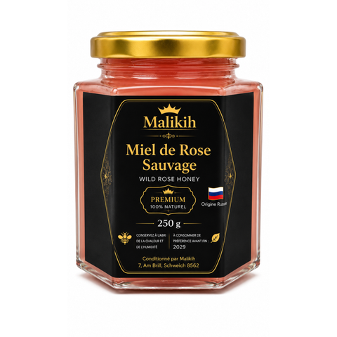 Pot de miel de rose sauvage de Russie 250 g — vue principale